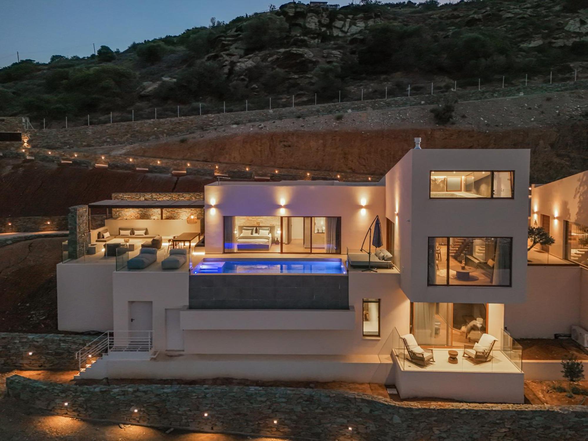 Villa Helios - Elevate Your Senses Agia Pelagia  Exterior foto